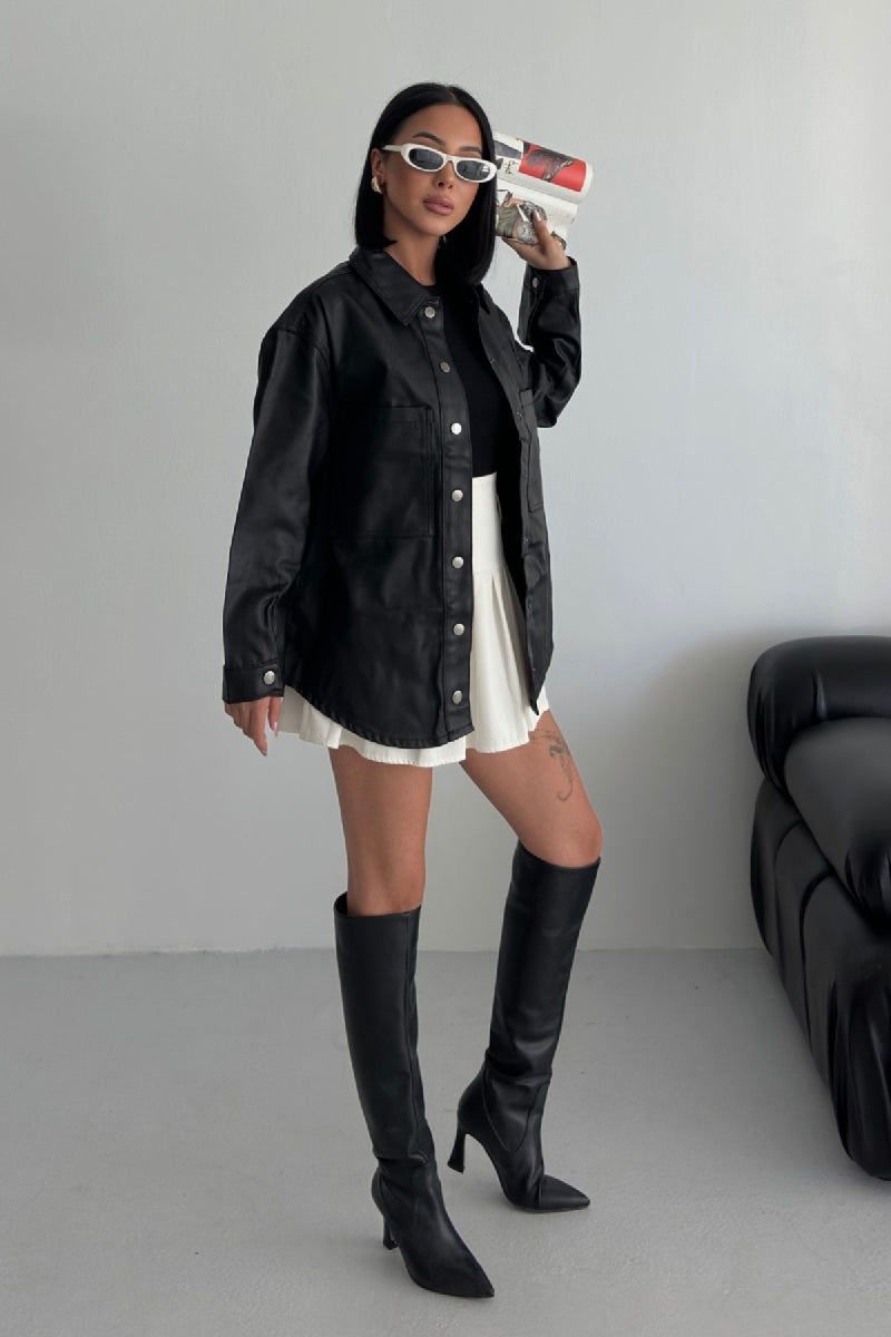 Streetwear Denim-Hemd