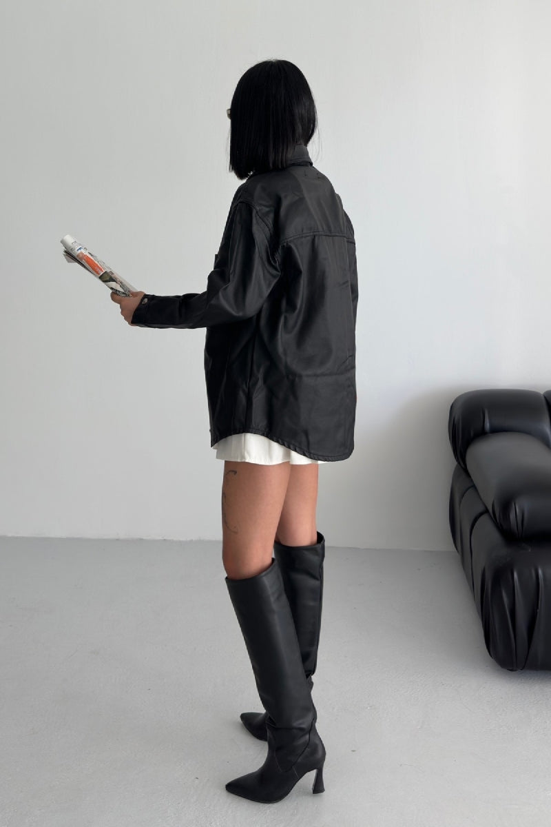 Streetwear Denim-Hemd