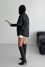 Streetwear Denim-Hemd