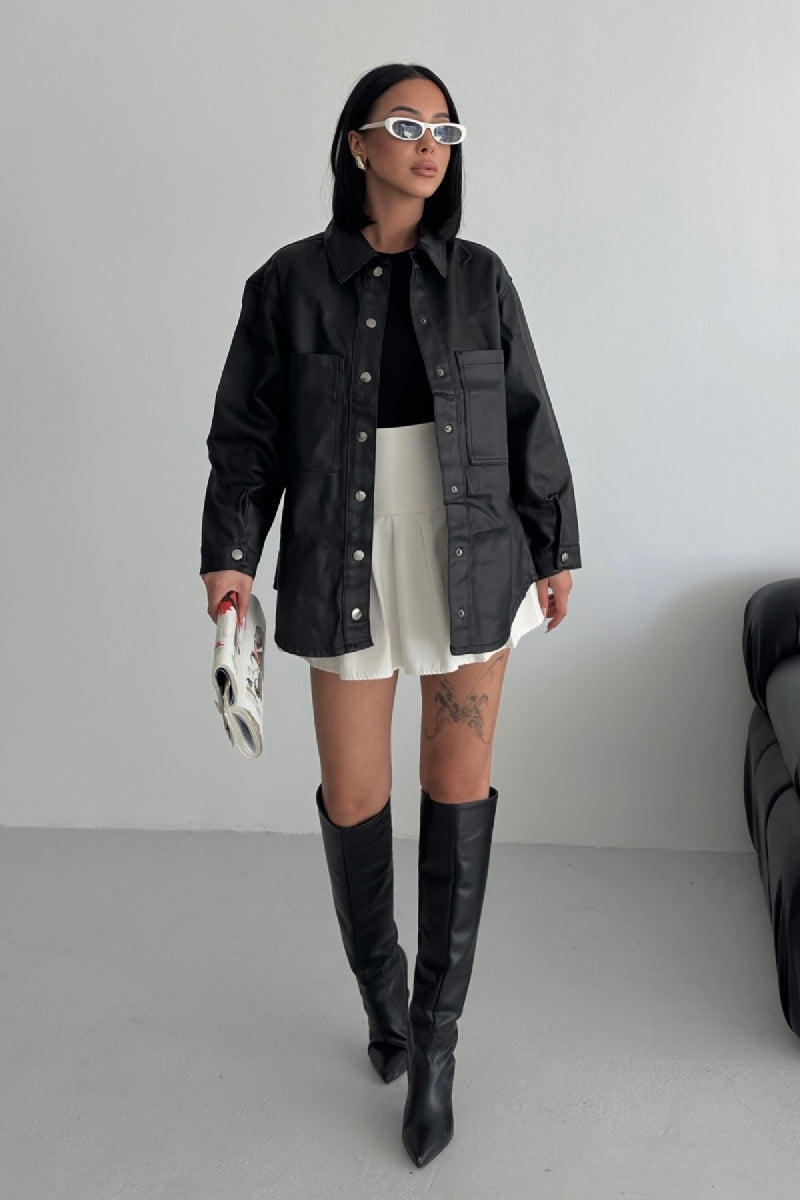 Streetwear Denim-Hemd