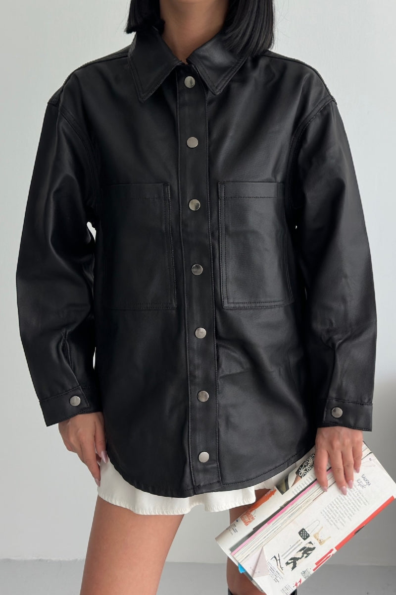 Streetwear Denim-Hemd